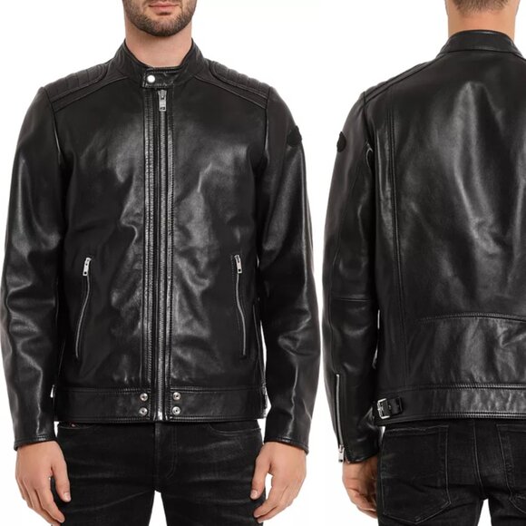 Diesel Other - Diesel L-Shiro Leather Moto Jacket Black Large